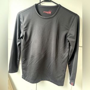 Spyder large youth black long sleeve shirt